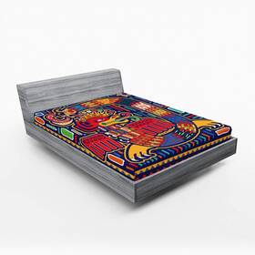 11669 Lunarable Bs Full Mexican Fitted Sheet Size Mustard Orange 11669 Lunarable Bs Full Mexican Fitted Sheet Size Mustard Orange