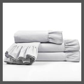 82327273 Lush Decor 6pc Queen Reyna Ruffle Sheet Set Light Gray - D Cor Microfiber Oeko-tex 82327273 Lush Decor 6pc Queen Reyna Ruffle Sheet Set Light Gray - D Cor Microfiber Oeko-tex