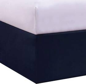 Fre23614navy02 Lux Hotel Microfiber Tailored Style Bed Skirt With Classic 14 Inch Full Navy Fre23614navy02 Lux Hotel Microfiber Tailored Style Bed Skirt With Classic 14 Inch Full Navy