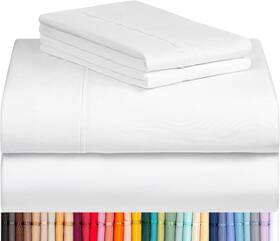 Luxclub 313037013074 4 Pc Full Sheet Set Deep Pockets Wrinkle Free Cooling Bed Sheets Hotel