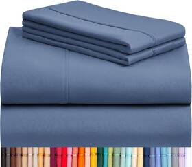 Luxclub 750783176873 4 Pc Queen Sheet Set Breathable Luxury Bed 14 - Oxford