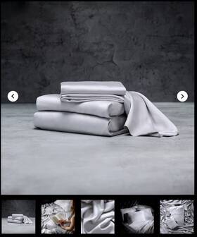 416-03 Luxome Luxury Sheet Set 100% Rayon Viscose From Bamboo King Stone