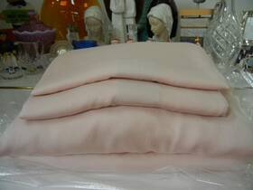 Luxome Luxury 669818726375 100% Viscose From Bamboo Queen Blush Pink 4 Piece Sheet Set Euc