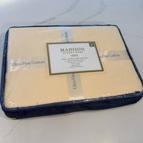 Luxury Home 813245015292 Sheet Set 1000 Thread Count Madison Full Off White Cream Cotten New Luxury Home 813245015292 Sheet Set 1000 Thread Count Madison Full Off White Cream Cotten New
