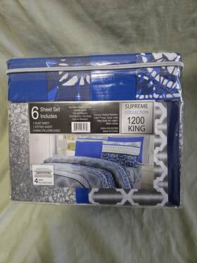 Luxury Home Textiles 843257039139 6 Piece King Size Sheet Set A Deep Fitted Flat 4 Pillow Cases Luxury Home Textiles 843257039139 6 Piece King Size Sheet Set A Deep Fitted Flat 4 Pillow Cases