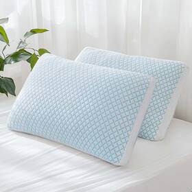 19653 Lyralith Shredded Memory Foam Cooling Soft Pillows Queen Pack Of 2 White 19653 Lyralith Shredded Memory Foam Cooling Soft Pillows Queen Pack Of 2 White