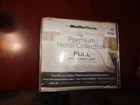 0160-mueller M Ller 060554562121 Luxury 6 Piece Queen Sheet Set - Ultra-soft 1800 Series