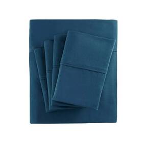Madison Park 086569971616 800 Thread Count Cotton Blend Sheet Set King Teal