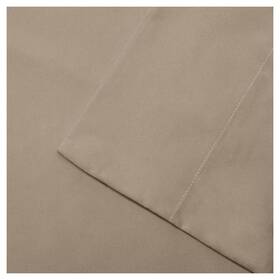 50290627 Madison Park Queen 3m Microcell All Season Lightweight Sheet Set Khaki