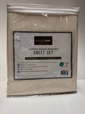 Madison Park 675716558819 3m Microcell Solid 3-pc Sheet Set Size Cal King