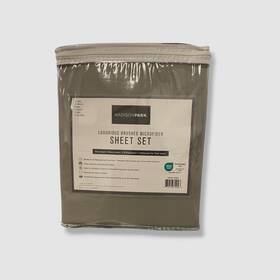 Madison Park 675716714093 Gray 3m Microcell Moisture Wicking Lightweight Sheet Set-full