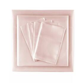 82326812 Madison Park Full Satin Luxury 6pc Sheet Set Blush 82326812 Madison Park Full Satin Luxury 6pc Sheet Set Blush