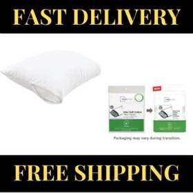 13228wm Mainstays Soft Cotton Zippered Pillow Protector Antimicrobial Case Cover Standard/queen 13228wm Mainstays Soft Cotton Zippered Pillow Protector Antimicrobial Case Cover Standard/queen