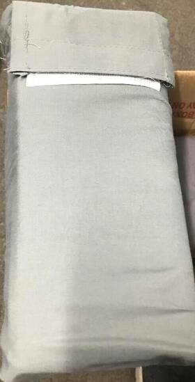 Mainstays 810042600263 Mainstay-twin Flat Sheet Gray-new