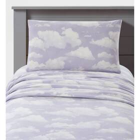 89888266 Makers Collective Teen Queen Cloud Jersey Sheet Set Light Purple - 89888266 Makers Collective Teen Queen Cloud Jersey Sheet Set Light Purple -