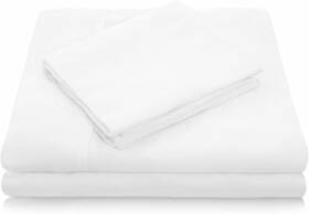 Ma03qqwhts Malouf Tencel Eco-friendly Botanical Fiber 300 Thread Bed Sheets Queen/ White