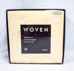 Ma90qqivms Malouf Brushed Microfiber Sheets - Queen / Ivory Ma90qqivms Malouf Brushed Microfiber Sheets - Queen / Ivory