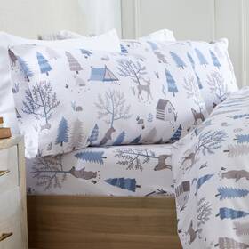 Ec91694 Market & Place 100% Turkish Cotton Flannel Sheet Set 3 Piece Deep Pocket Novelty Cozy Wint Ec91694 Market & Place 100% Turkish Cotton Flannel Sheet Set 3 Piece Deep Pocket Novelty Cozy Wint