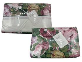 Martex 028828569783 New Atelier King Fitted And Flat Sheet Rose Chintz Vintage No Iron Martex 028828569783 New Atelier King Fitted And Flat Sheet Rose Chintz Vintage No Iron