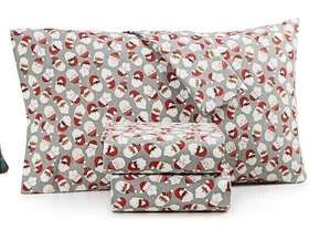 Martha Stewart 766390152742 Holiday Collection Dear Santa Cotton Flannel King Sheet Set Multi Martha Stewart 766390152742 Holiday Collection Dear Santa Cotton Flannel King Sheet Set Multi