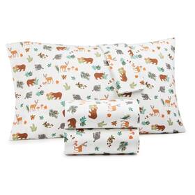 Martha Stewart 766390189953 Whim By Woodland Cotton Flannel 3-pc. Sheet Set Twin