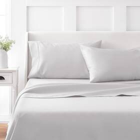 Martha Stewart 887719198309 100% Cotton Twin Sheet Set - 3 Piece Soft Smooth Durable Easy Care 16 Inch D