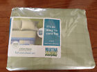 Martha Stewart Everyday 4 Pc Full Sheet Set 200 Thread Count Modern Check Green 028828201690