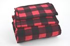 Martha Stewart Queen 3 Piece Red Black Flannel Sheet Set 636202779538 Martha Stewart Queen 3 Piece Red Black Flannel Sheet Set 636202779538