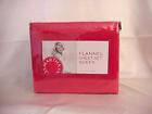 Martha Stewart Red Queen Size Flannel Sheet Set Collection New 636202713204