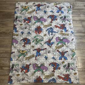 1274849 Marvel Spider-man Comics Flat Sheet Bed Anime Twin Fabric 1995 X-men Vintage 1274849 Marvel Spider-man Comics Flat Sheet Bed Anime Twin Fabric 1995 X-men Vintage