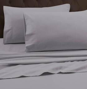 Marwah Corp 313040590555 King Flannel Fitted Sheet 170 Gsm Brushed Cotton - Extra Deep Pocket Fits Mattre