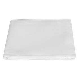 Matouk 196390042512 Roman Linen Fitted Sheet Queen - White