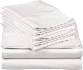 6pcs-ss-mh01 Mattress-homes 6 Piece King Sheet Set 600 Thread Count Egyptian Cotton Sheets Pieces