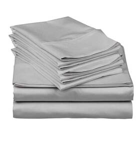 6pcs-ss-mh05 Mattress-homes Premium Collection 6 Pc Sheet Set 100% Egyptian Cotton Crisp F