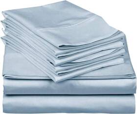 6pcs-ss-mh20 Mattress-homes Extra Deep Pocket 6 Piece Queen Sheet Set Hotel Luxury Collection 100 Egypt