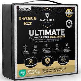 Ulti001 Mattshield Original New Ultimate 3-piece Kit - Bed Bug-proof California King White