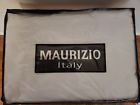 Maurizio Italy Linens White Cotton Embroidered Queen Sheet Set Nip