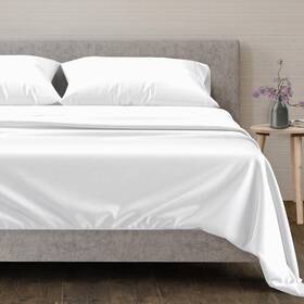Mayfair Linen 655466053550 100% Egyptian Cotton Full Size Sheets Set - 4 Pc Luxury 600