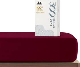 Mayfair Linen 8904429514143 100% Cotton Fitted Sheet King Size - 500 Thread Count