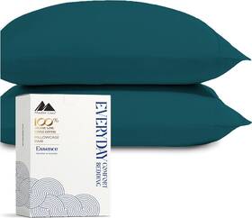 Mayfair Linen 8904429541491 100% Organic Cotton Queen Size Pillow Cases Set Of 2 - Ultra Soft Mayfair Linen 8904429541491 100% Organic Cotton Queen Size Pillow Cases Set Of 2 - Ultra Soft
