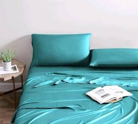 Mayfair Linen 904429507596 100% Viscose Derived From Bamboo Sheets Teal King - 4 Piece Set