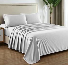 Mayfair Linen 904429543891 100% Egyptian Cotton Sheets Queen Size - 1000 High Thread Count King