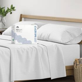 Mayfair Linen 904429556839 100% Organic Cotton Printed Sheets California King Size - 4 Pc Mayfair Linen 904429556839 100% Organic Cotton Printed Sheets California King Size - 4 Pc