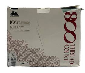 Co-800tc-k-0-silver Mayfair Linen 800 Thread Count 100% Pure Cotton Bed Sheets Set King Sea Foam Co-800tc-k-0-silver Mayfair Linen 800 Thread Count 100% Pure Cotton Bed Sheets Set King Sea Foam