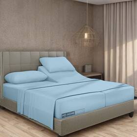 Splithead-025 Md Home Decore R-split 5 Piece Split King Sheet Set 100% Egyptian Cotton 16 Inch Deep Pockets Lig