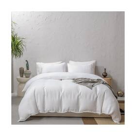 Meadow Park 741421611221 100% Linen Duvet Cover Set Queen 3 Pieces 1 And 2 P