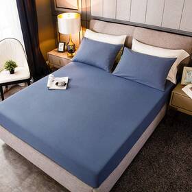 Meicotton Bedding 313113084066 King Size Premium Cotton Fitted Sheet Only - 300 Thread Count Pure Natural