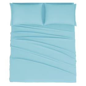 Mejoroom 762360114895 King Size Bed Sheet Set - Hotel Luxury 1800 Bedding Sheets And Pillowcases 16