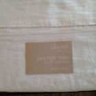 Melange Home 100 Pure Linen Classic Hemstitch Queen Sheet Set New White 687145168439