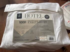Member Mark 193968342128 Members Hotel 1000 Thread Count Egyptian Cotton 6 Pc Sheet Set King Member Mark 193968342128 Members Hotel 1000 Thread Count Egyptian Cotton 6 Pc Sheet Set King